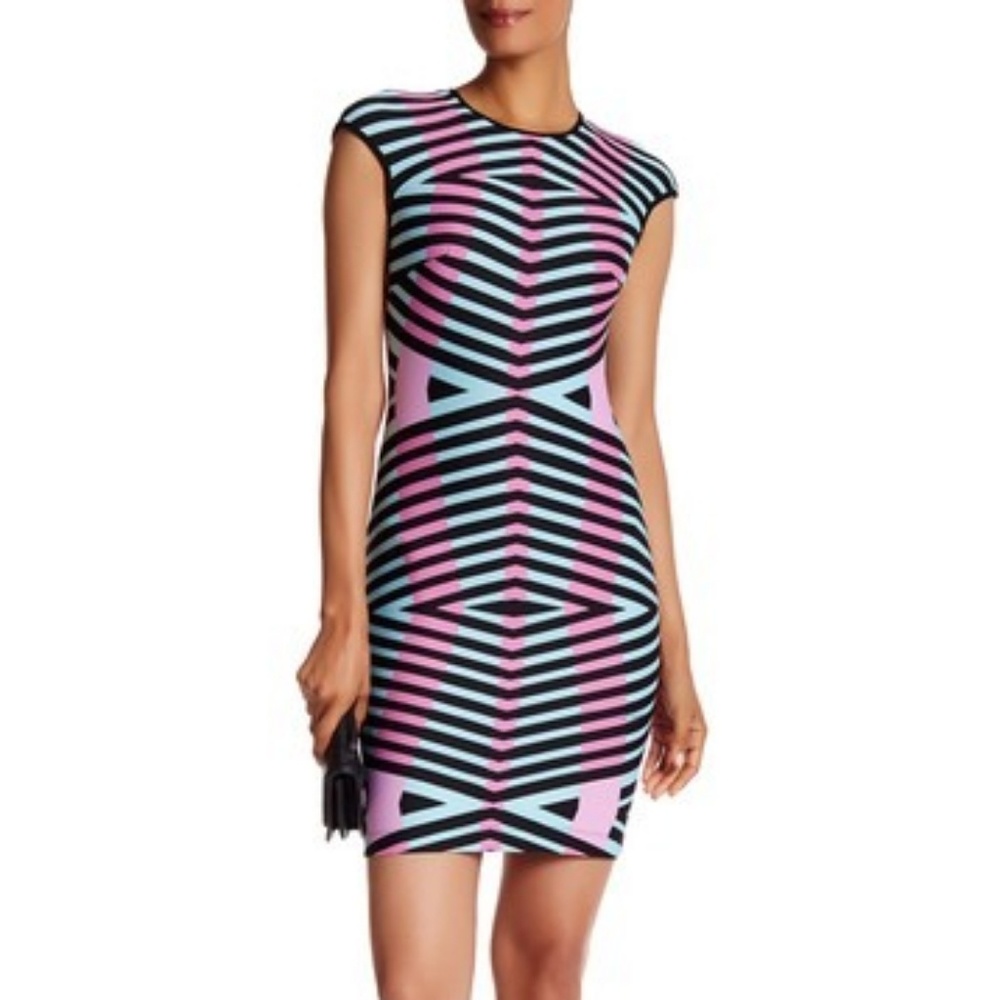 Maia | abstract printed sheath dress | SZ 2, NWT